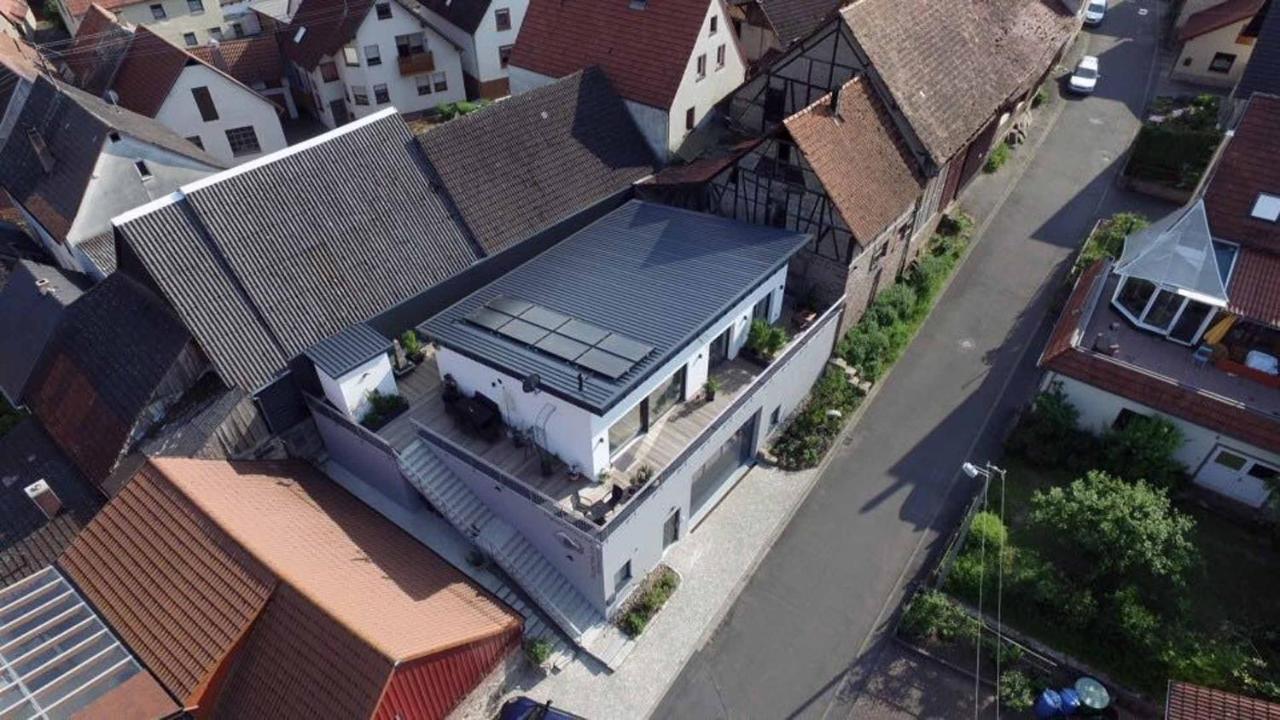 Ferienwohnung Penthouse Tauberblick Tauberbischofsheim Exterior foto