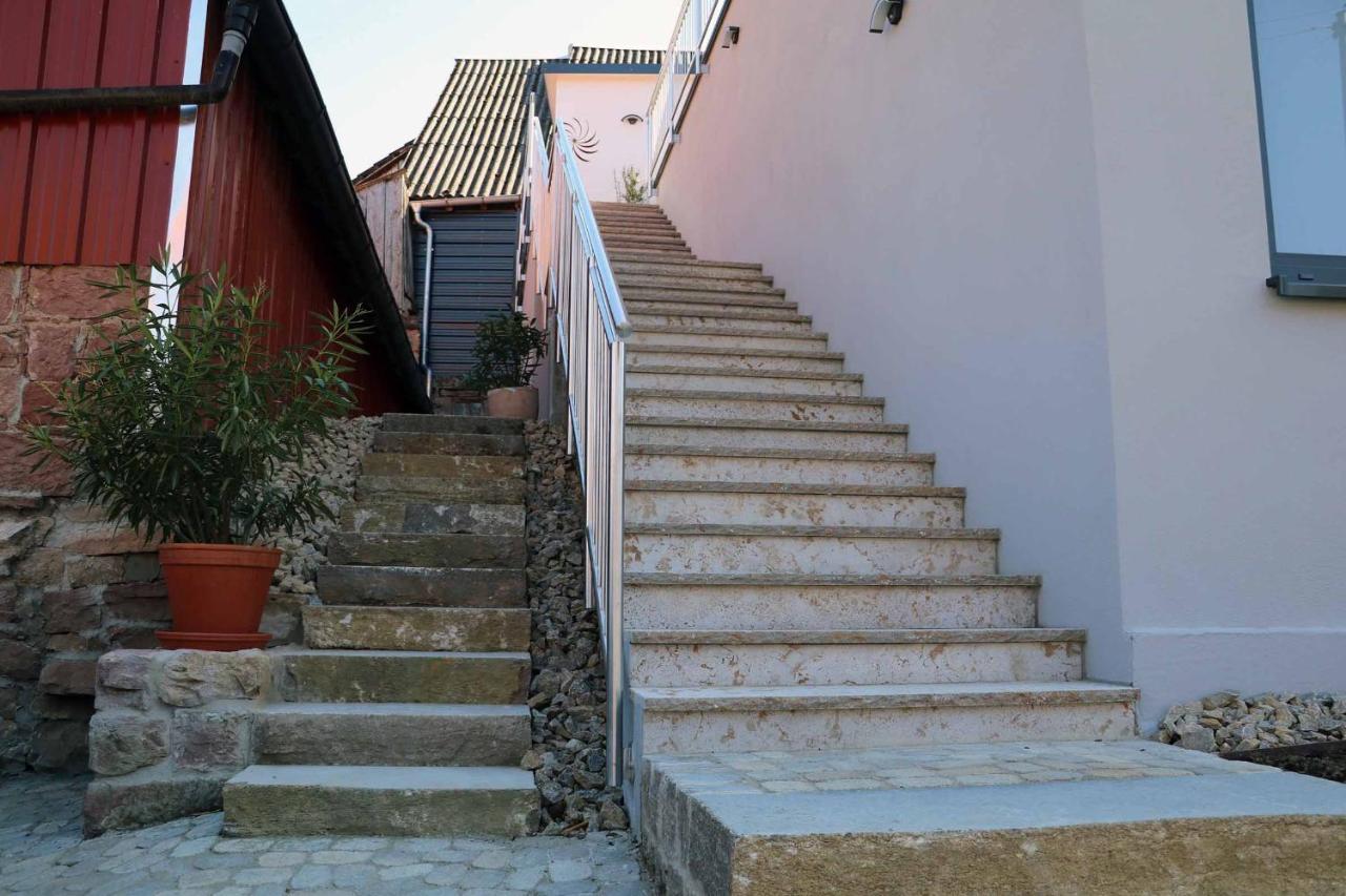 Ferienwohnung Penthouse Tauberblick Tauberbischofsheim Exterior foto