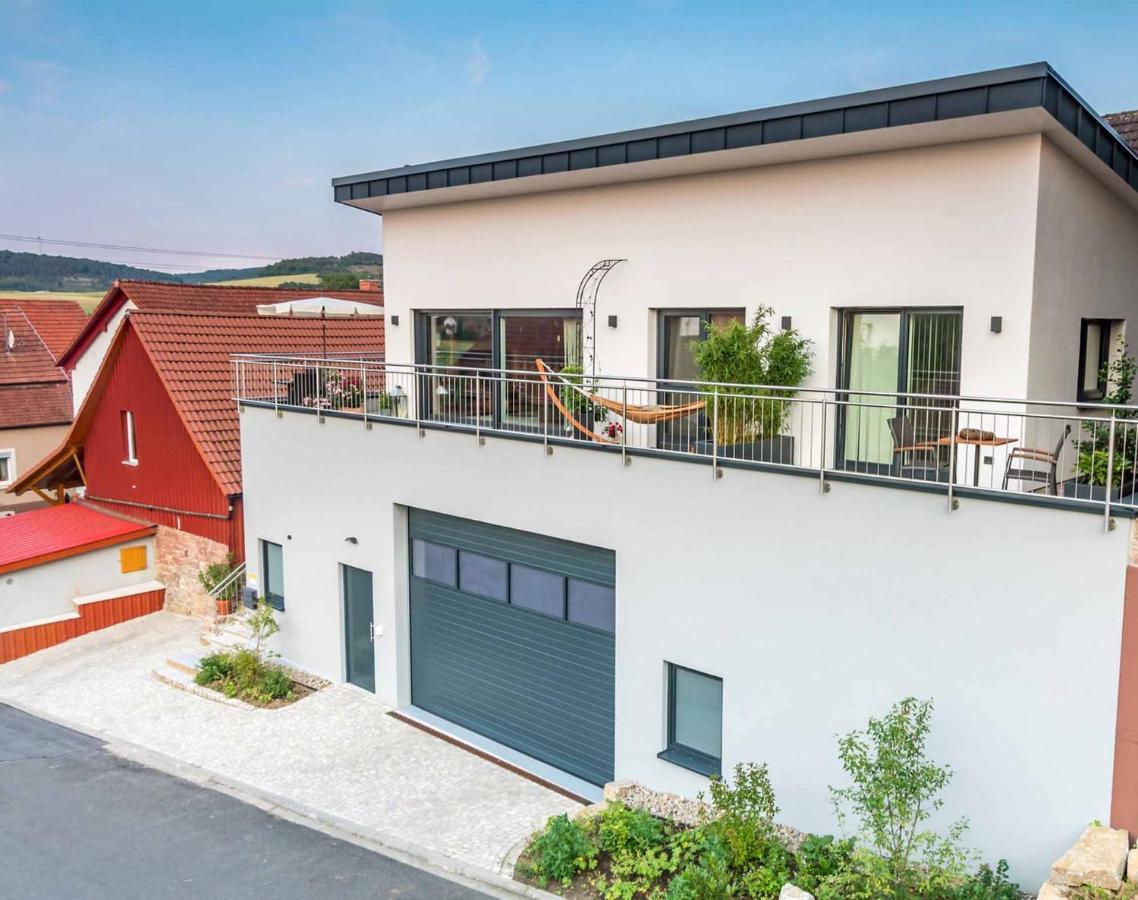 Ferienwohnung Penthouse Tauberblick Tauberbischofsheim Exterior foto